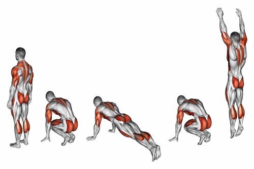 Burpee pull-up