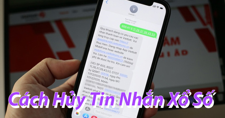 cách hủy tin nhắn xổ số
