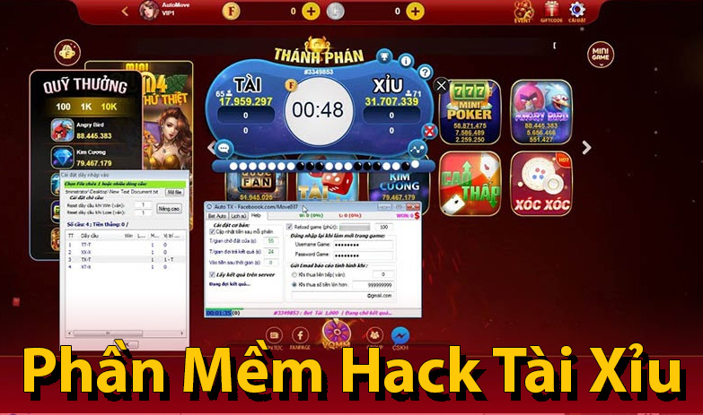 Phần mềm hack tài xỉu