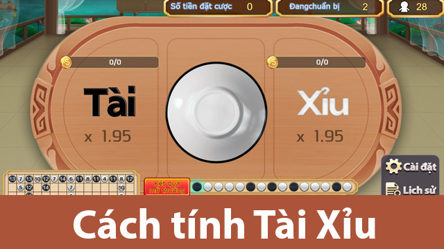 Cách tính tài xỉu